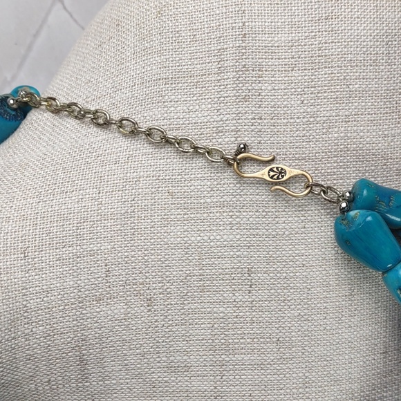 Barse Blue Bamboo Coral Necklace - Picture 5 of 7